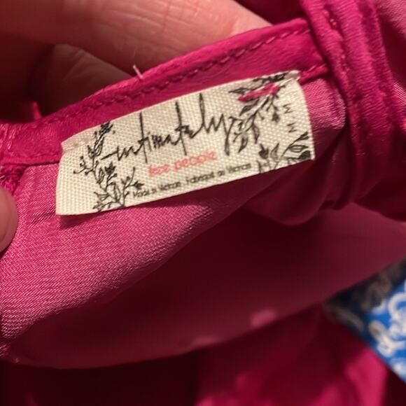 Free People Intimately NWT Want Your Love Mini Dress Deep Orchid Size Medium - Picture 5 of 5